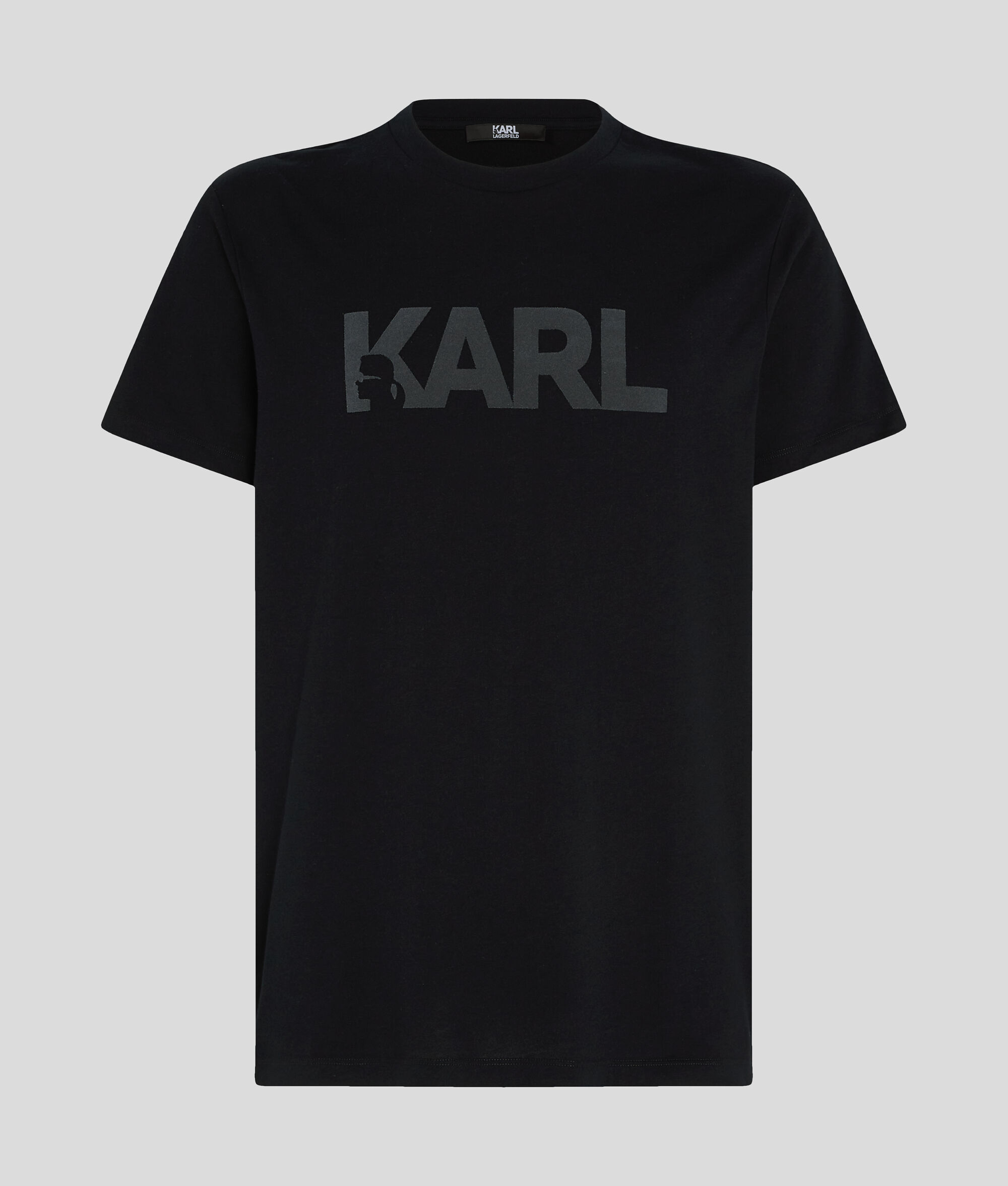 (image for) Premium-Quality FLOCK KARL LOGO T-SHIRT